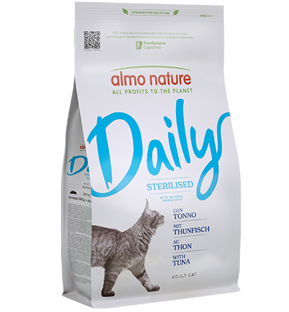 Alimento completo Almo Nature Daily Sterilised Tonno 1,2 kg per gatti adulti sterilizzati Alimento completo Almo Nature Daily Sterilised Tonno 1,2 kg per gatti adulti sterilizzati